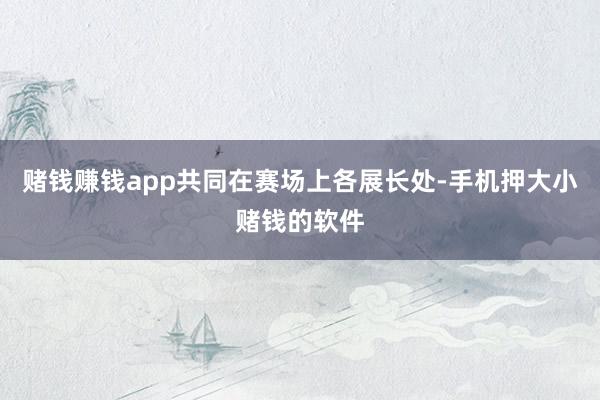 赌钱赚钱app共同在赛场上各展长处-手机押大小赌钱的软件